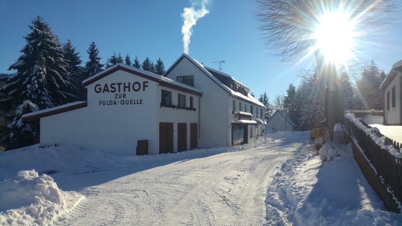 Hotel Berghof Wasserkuppe & Gaestehaus Fuldaquelle Gersfeld Exterior foto